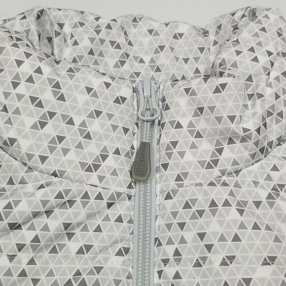 Wind River Jacket Women's Medium Front Zippe Pocket Geometrical Light Puffer - Picture 6 of 10